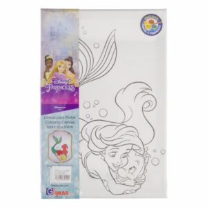 Lienzo Preimpreso Diseño Ariel DISNEY 30X20 Cm