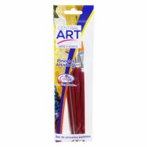 Set Pincel Delineador Oro Sintético CELINA X4 Unds