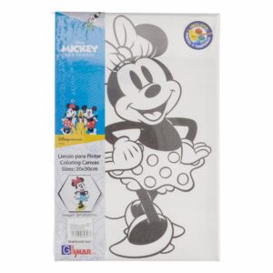Lienzo Pinta Números Diseño Minnie DISNEY 30X20 Cm
