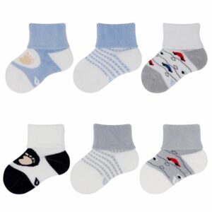 Medias Casual Bambú Ariel Bebé Niño MECRISGA Talla 6-9 Meses