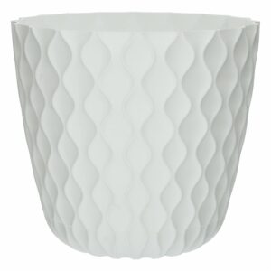 Macetero Curve Blanco PLAPASA 2.75 Litros