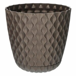 Macetero Curve Wengue PLAPASA 4.7 Litros