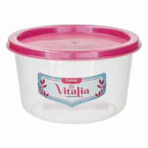Repostero Discoware N3 Con Tapa Burdeos Perlado Vitalia PLAPASA 0.74 Litros