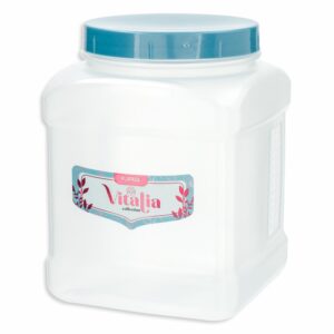 Pomo Dispensador Cuadrado N2 Con Tapa Capri Perlado Vitalia PLAPASA 1.5 Litros