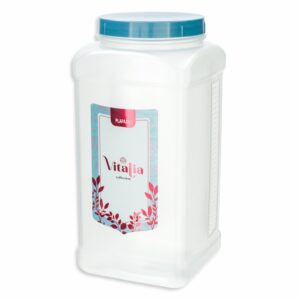 Pomo Dispensador Cuadrado N3 Con Tapa Capri Perlado Vitalia PLAPASA 2.5 Litros