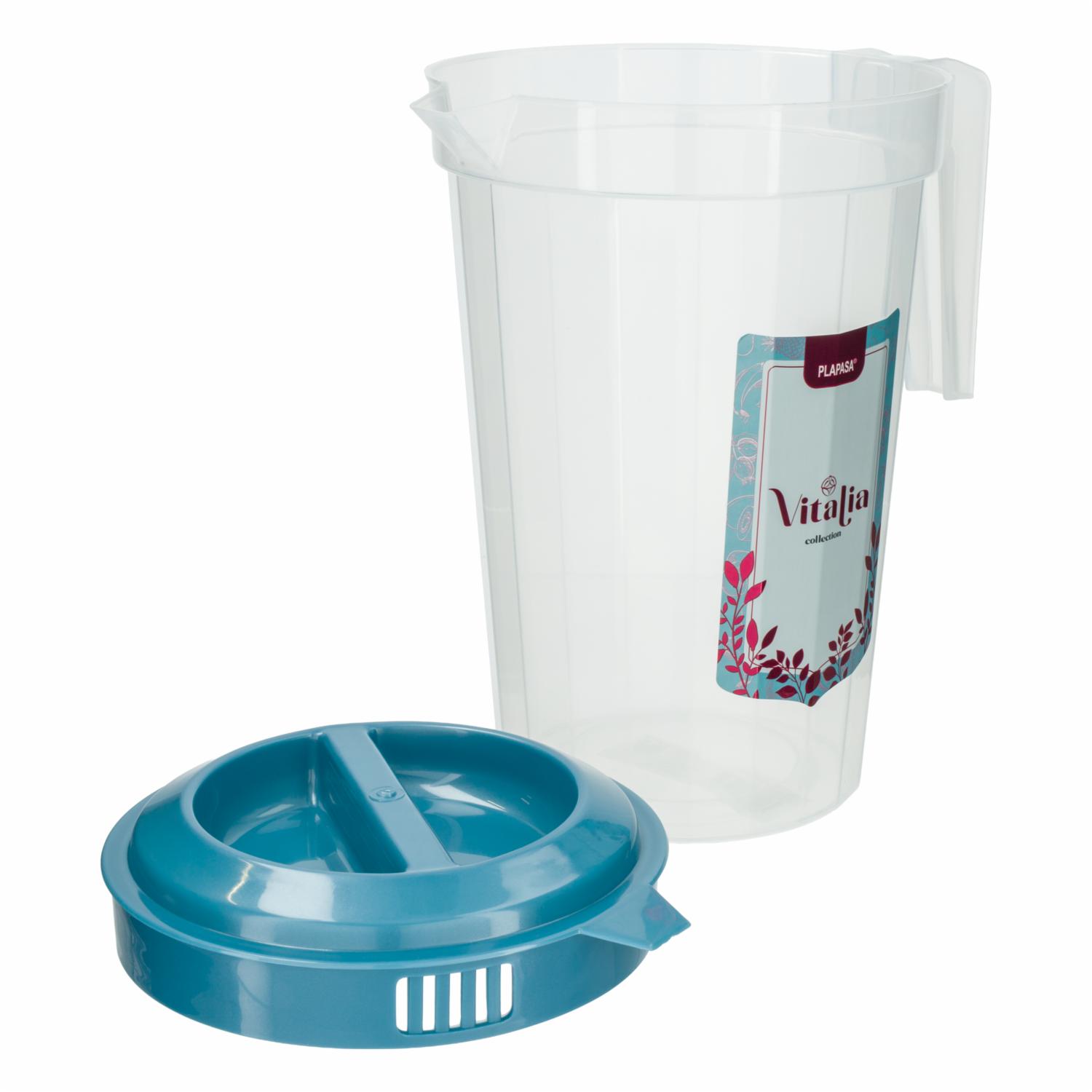 Jarra Plástico Palermo Con Tapa Capri Perlado Vitalia PLAPASA 3 Litros - Imagen 2