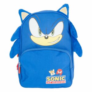Mochila Pre Escolar Sonic Azul MOZIONI 38x28x14 Cm