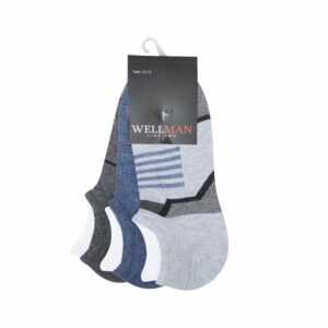 Medias Estilo Deportivo Diseño Show Pack X 3 WELLMAN Talla 10-12