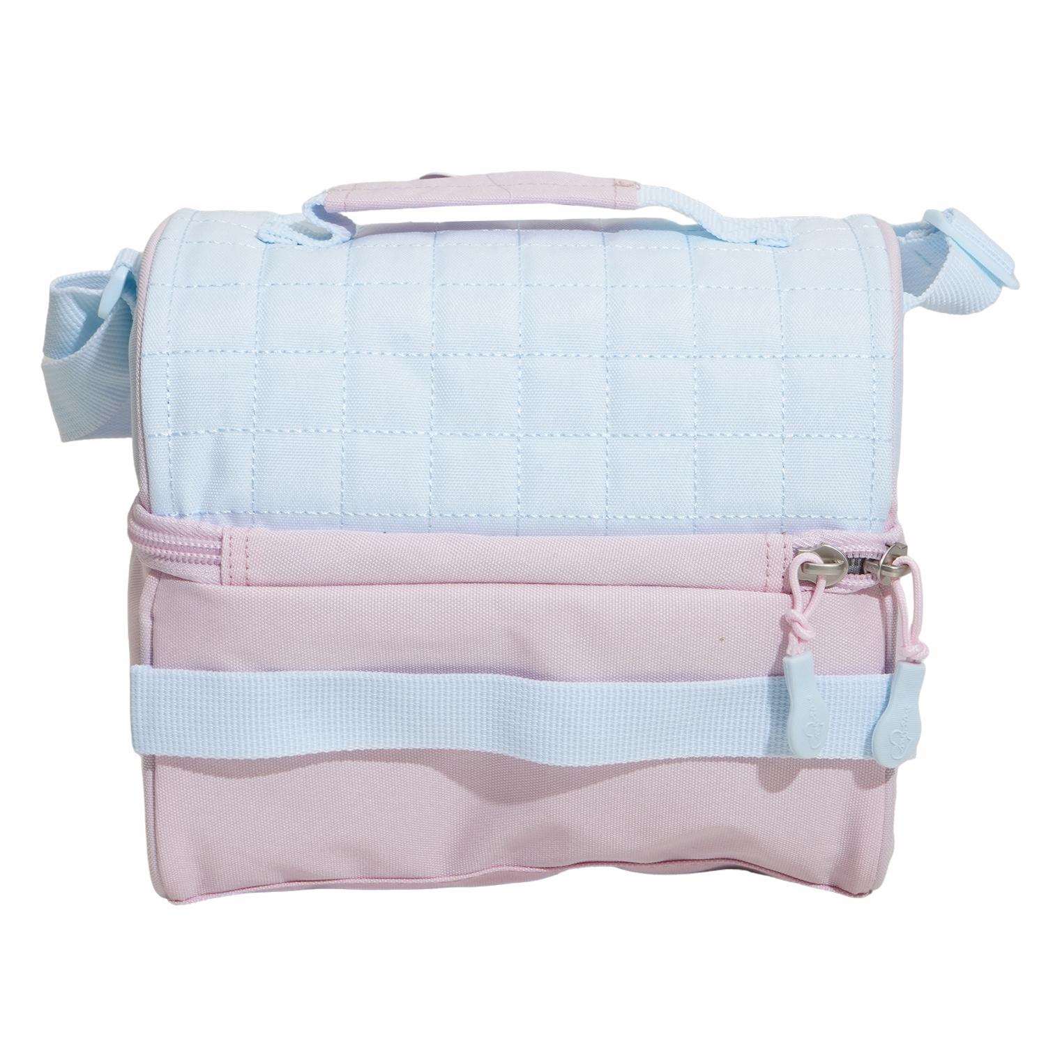 Lonchera Full Rosa Celeste MOZIONI 1 Pieza - Imagen 2