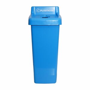 Tacho De Basura Reciclaje Para Plásticos CASA PICA 50 Litros