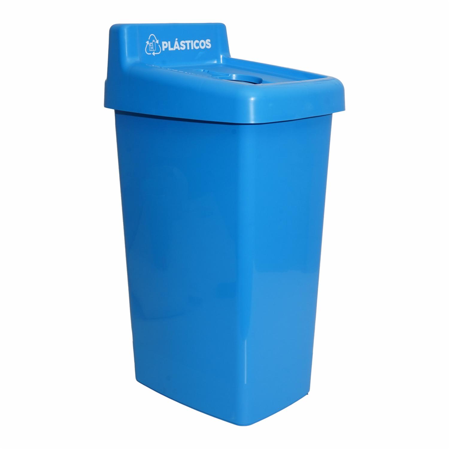 Tacho De Basura Reciclaje Para Plásticos CASA PICA 50 Litros - Imagen 2
