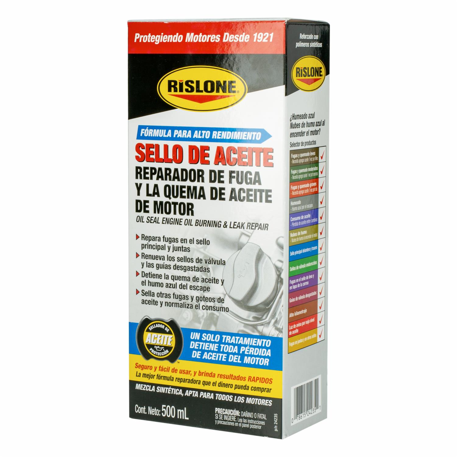 Sello De Aceite Reparador De Fuga Y Quema De Aceite De Motor RISLONE 500 Ml - Imagen 2