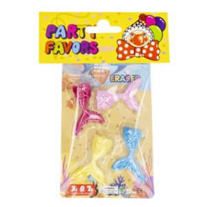 Borrador Sirena IMPORTADORA CUMPLEAÑOS X 4 Uds