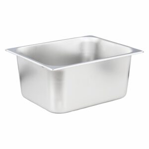 Bandeja Multiuso 1/2 De Acero Inoxidable FERRARA 32 5X26.5X15 CM