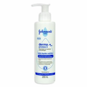 Baño Líquido Derma Protect Nutritivo Para Bebé Todo Tipo De Piel JOHNSON'S 200 Ml