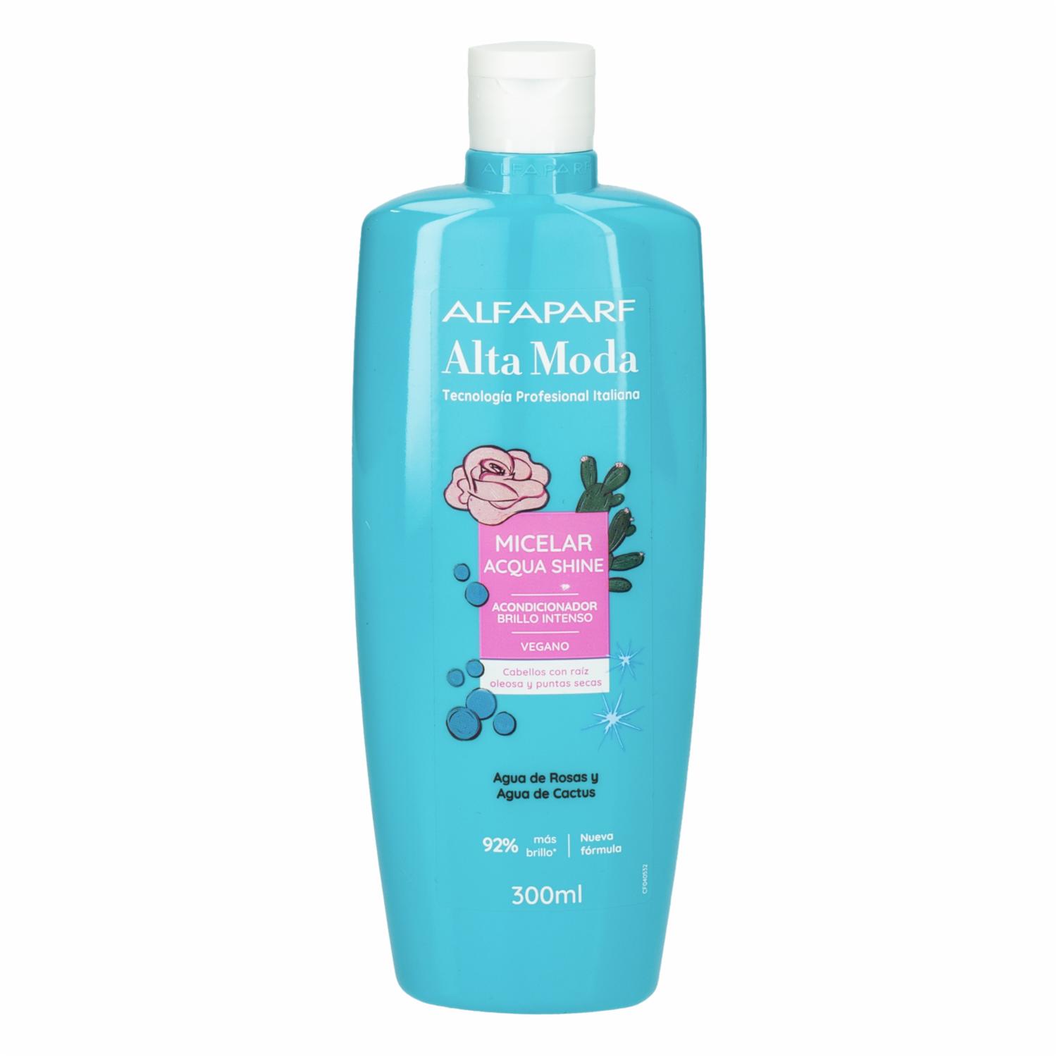 Acondicionador Brillo Intenso Micellar Aqua Shine ALFAPARF-ALTA MODA 300 Ml - Imagen 2