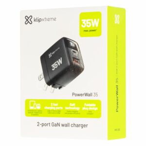 Cargador De Pared Dos Puertos KLIPXTREME 35 W