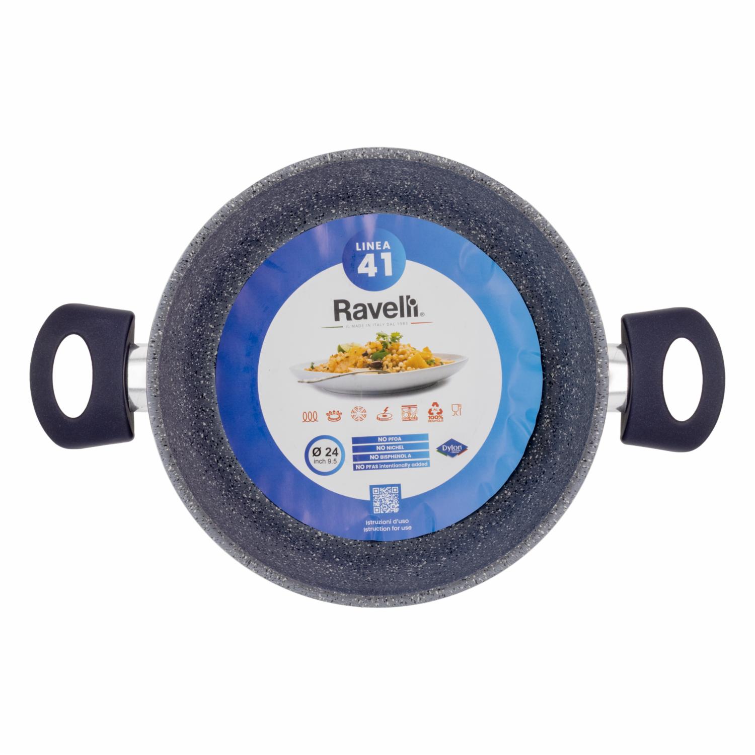 Olla De Inducción Baja Línea 41 RAVELLI 24 Cm - Imagen 4