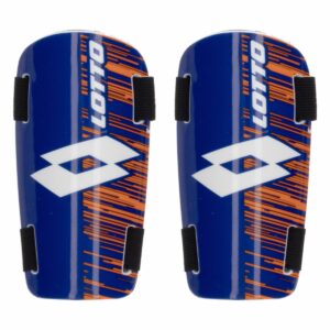 Canilleras De Futbol Azul Y Blanco LOTTO Talla Pequeño