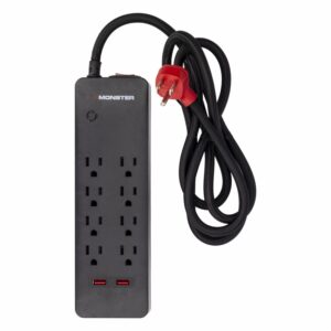 Protector De Corriente Tipo Regleta 10 Entradas MONSTER 2000 Jules