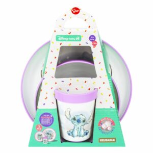 Vajilla Infantil Diseño Stitch DISNEY 6 Piezas
