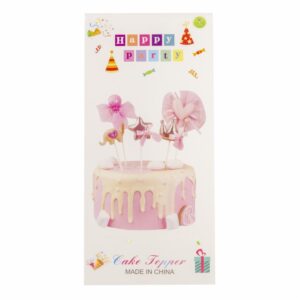 Pincho Happy Birthday Dorado X1 IMPORTADORA CUMPLEAÑOS Unidad