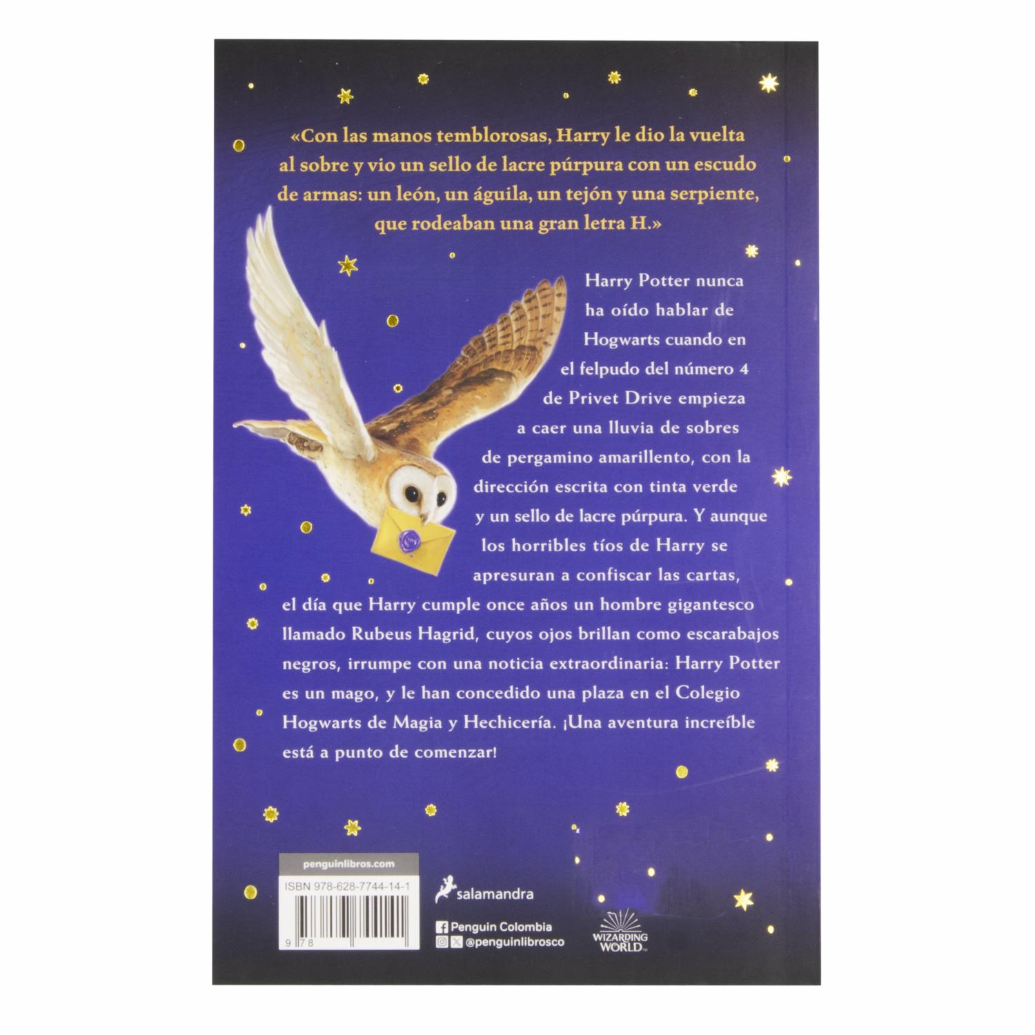 Libro Harry Potter Y La Piedra Filosofal Ilustrado SALAMANDRA 286 Páginas