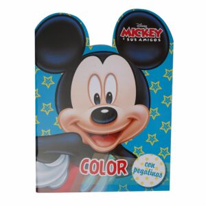 Libro Mickey Y Sus Amigos Color Con Pegatinas LIBRO DIVO 20 Páginas