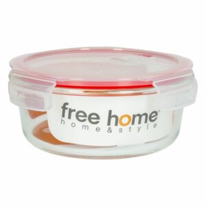 Refractario Hermético Redondo Con Válvula FREE HOME 950 Ml