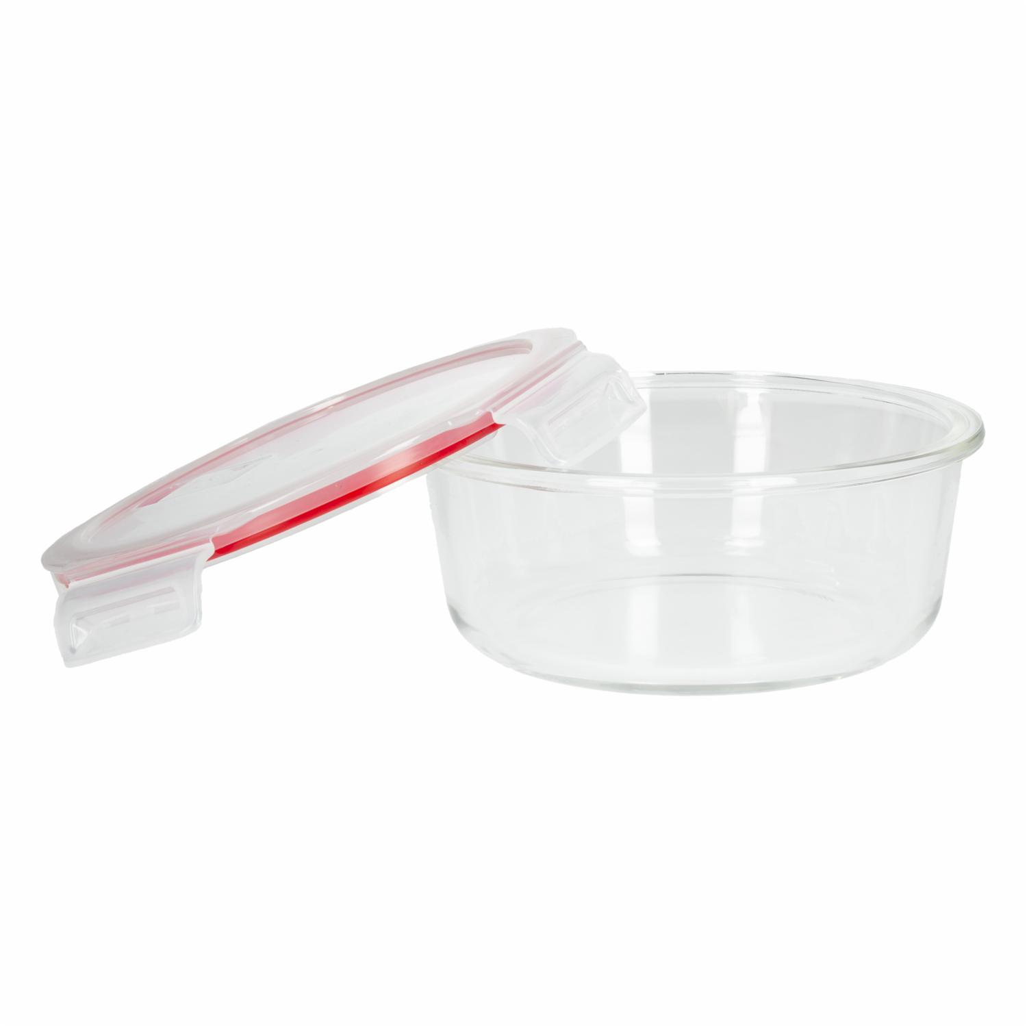 Refractario Hermético Redondo Con Válvula FREE HOME 950 Ml