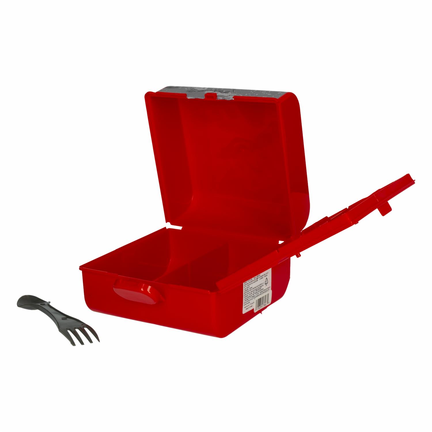 Repostero Hermético 3 Divisiones Y Cubierto Diseño Auto Rojo HEREVIN X 3 Piezas - Imagen 2