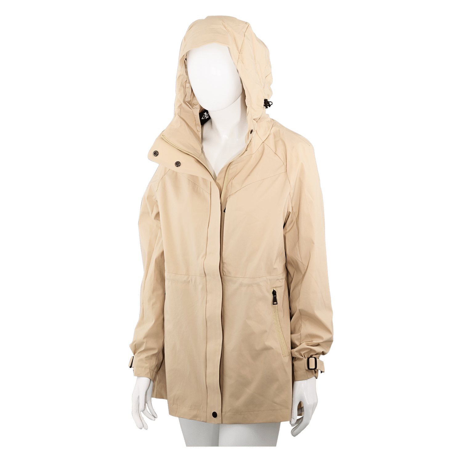 Chompa Impermeable Abierta Con Bolsillos MGX BASIC
