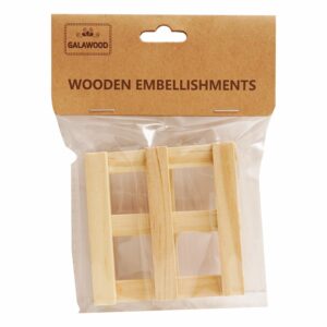 Cuadrado De Madera Para Manualidades BABY CRAFT 1 Pieza