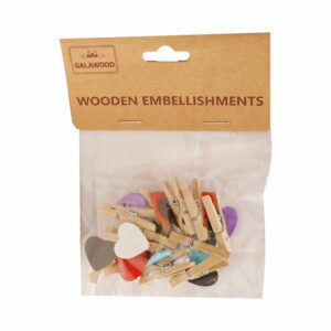 Corazones De Madera Para Manualidades BABY CRAFT 1 Pieza