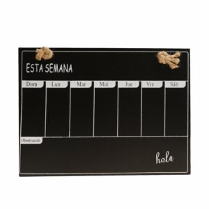 Letrero Días De La Semana De Madera Para Manualidades BABY CRAFT 1 Pieza