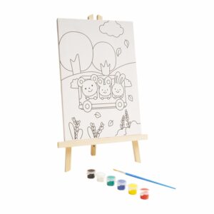 Caballete Con Dibujo Para Pintar Para Pintar BABY CRAFT 20X30 Cm