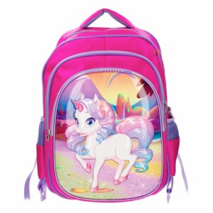 Set Escolar Mochila Lonchera Y Cartuchera Unicornio KOOME 55x15x27 Cm