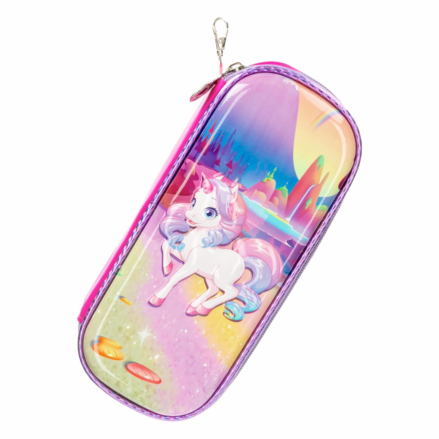 Set Escolar Mochila Lonchera Y Cartuchera Unicornio KOOME 55x15x27 Cm - Imagen 5