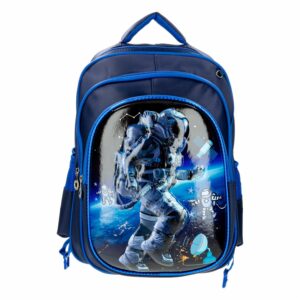 Set Escolar Mochila Lonchera Y Cartuchera Astronauta KOOME 55x15x27 Cm