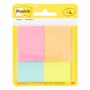 Notas Adhesivas 4 Bloques POST-IT 4.96X7.6 CM