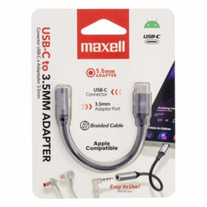 Adaptador 3.5 Mm a Conector USb-C MAXELL 5"
