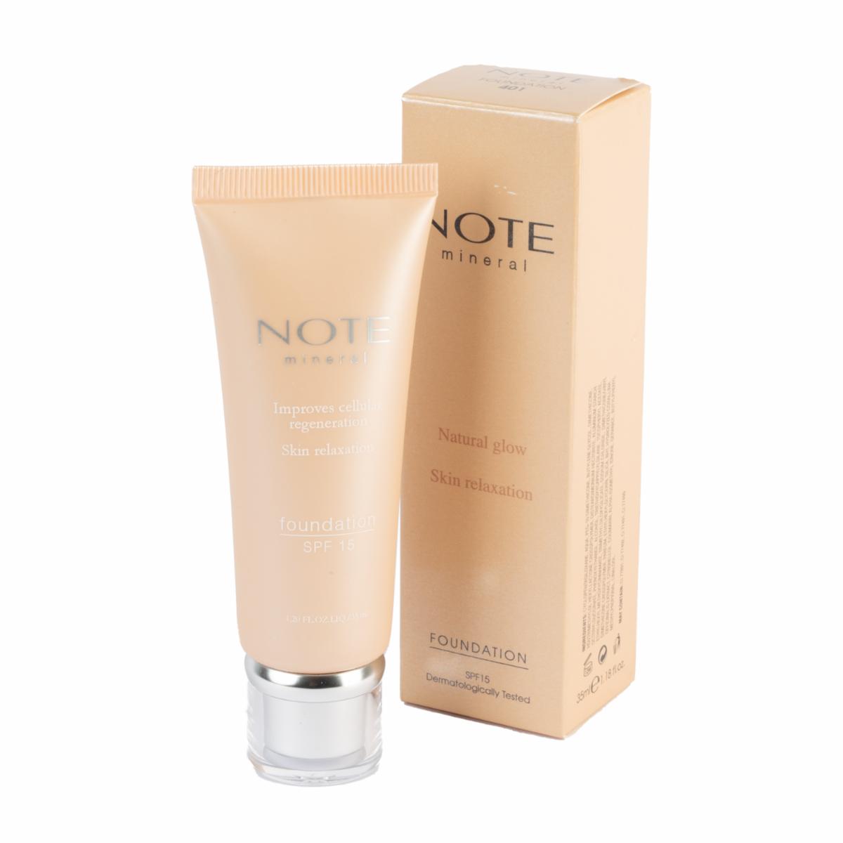 Base De Maquillaje Mineral Foundation N08 NOTE Unidad