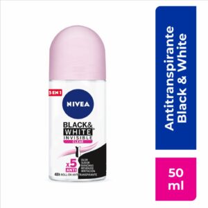 Desodorante En Roll-on Para Dama Invisible Black & White Clear NIVEA 50 Ml