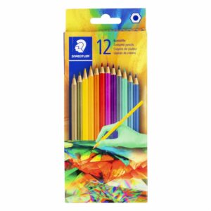 Lápices De Colores Hexagonal STAEDTLER 12 Piezas