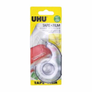 Cinta Invisible Con Dispensador + Repuesto UHU 19Mmx7.5M