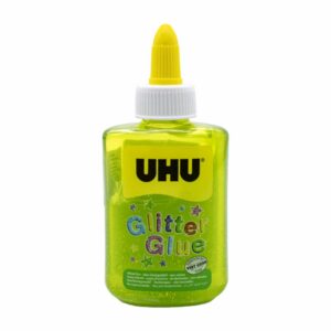 Goma Glitter Verde UHU 88Ml.