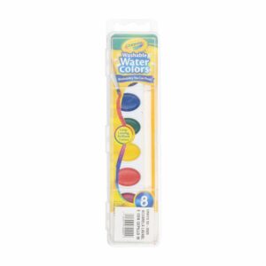 Acuarela Lavable Con Cepillo Mango Plástico CRAYOLA 1 X 8 Uds