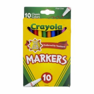 Marcadores Punta Fina 10ct CRAYOLA 1 X 10Uds