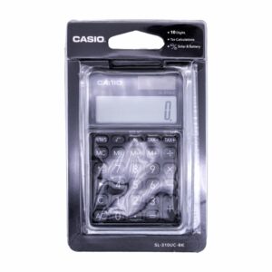 Calculadora Portátil De 10 Dígitos Color Negra CASIO 118708 4Mm