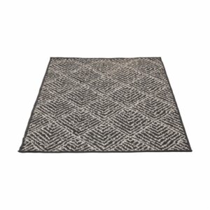 Alfombra De Pasillo Esprit Con Rombos Gris BALTA 150 x 80